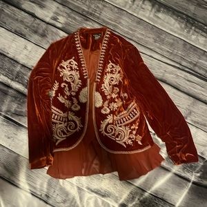 Venus Jacket Orange Velvet